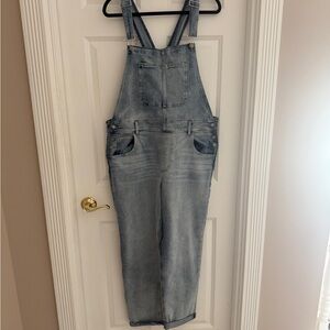 Silver Jeans Light Blue Baggy Denim Overalls Jumpsuit